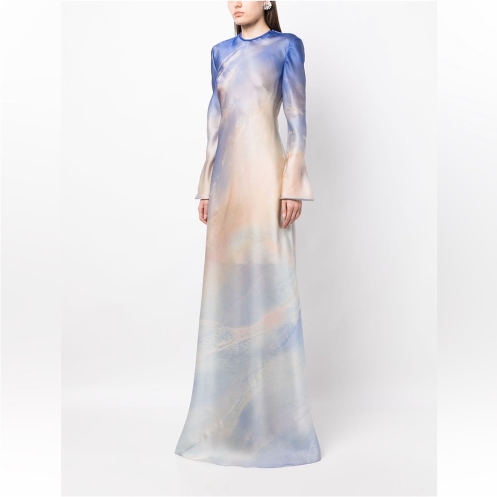 ZIMMERMAN Tama printed floor length gown, vanilla sky, size 1 (US 6) - Picture 3 of 9